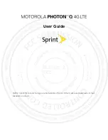 Предварительный просмотр 1 страницы Motorola Photon Q User Manual