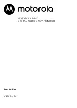 Preview for 1 page of Motorola PIP10 User Manual