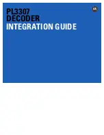 Preview for 1 page of Motorola PL3307 Integration Manual