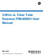Preview for 1 page of Motorola PMLN8083 User Manual