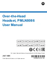 Motorola PMLN8086 User Manual предпросмотр