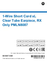 Предварительный просмотр 1 страницы Motorola PMLN8087 User Manual