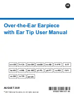 Предварительный просмотр 1 страницы Motorola PMLN8311 User Manual