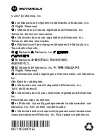 Preview for 9 page of Motorola PMMN4041 User Manual