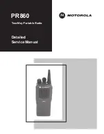 Preview for 1 page of Motorola PR860 Detailed Service Manual