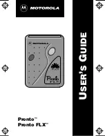 Preview for 1 page of Motorola Pronto User Manual