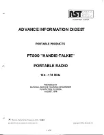 Motorola PT500 User Manual preview