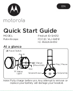 Предварительный просмотр 1 страницы Motorola Pulse Escape Quick Start Manual