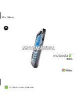 Motorola Q Motomanual предпросмотр