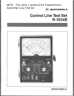 Motorola R-1034B Instruction Manual preview