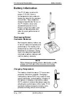 Предварительный просмотр 24 страницы Motorola radius P110 Operating Instructions Manual