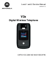 Motorola RAZR V3x Service Manual preview