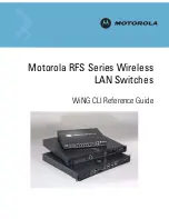 Motorola RFS6000 - Wireless RF Switch Reference Manual предпросмотр