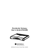 Motorola RG2200 User Manual preview