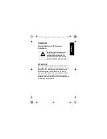 Предварительный просмотр 3 страницы Motorola RLN5880 Manual