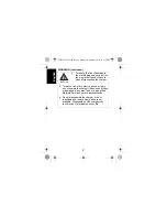 Предварительный просмотр 4 страницы Motorola RLN6434 User Manual