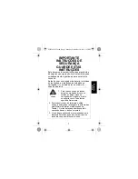 Предварительный просмотр 43 страницы Motorola RLN6434 User Manual