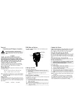 Предварительный просмотр 1 страницы Motorola RMN5038 User Manual