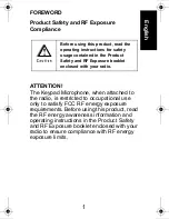 Preview for 2 page of Motorola RMN5065 Instruction Manual