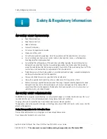 Preview for 3 page of Motorola RNG200N User Manual