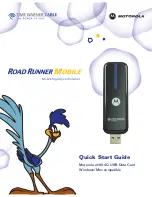Motorola road runner mobile Quick Start Manual preview
