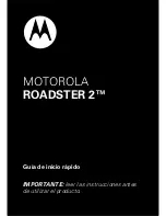 Предварительный просмотр 33 страницы Motorola Roadster 2 Quick Start Manual