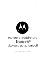 Preview for 28 page of Motorola Roadster pro Let'S Get Started