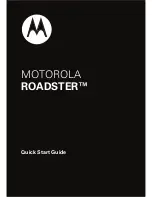 Motorola Roadster Quick Start Manual предпросмотр