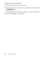 Preview for 10 page of Motorola Roadster Quick Start Manual