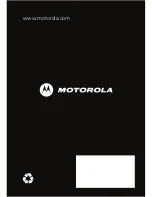 Preview for 108 page of Motorola Roadster Quick Start Manual