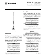 Preview for 1 page of Motorola RRA-4935 Instructions Manual