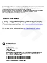 Preview for 16 page of Motorola RS309 Quick Reference Manual