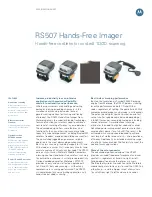 Preview for 1 page of Motorola RS507 Series Specification Sheet