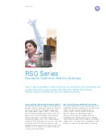 Motorola RSG Series Datasheet preview