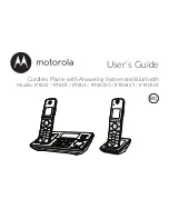 Предварительный просмотр 1 страницы Motorola RT802 User Manual