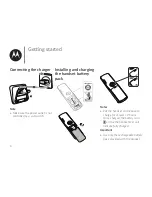 Предварительный просмотр 6 страницы Motorola RT802 User Manual