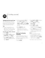 Предварительный просмотр 7 страницы Motorola RT802 User Manual