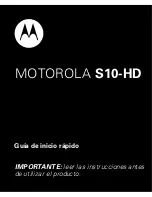 Предварительный просмотр 43 страницы Motorola S10-HD Quick Start Manual