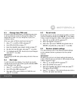 Предварительный просмотр 24 страницы Motorola S1201 User Manual