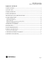 Предварительный просмотр 2 страницы Motorola S2500 Security Manual