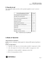 Preview for 4 page of Motorola S2500 Security Manual