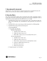 Preview for 15 page of Motorola S2500 Security Manual