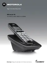 Preview for 1 page of Motorola S3 Series User Manual