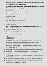 Preview for 3 page of Motorola S3 Series User Manual