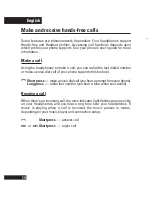 Preview for 17 page of Motorola S305 - MOTOROKR - Headset Quick Start Manual