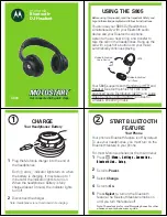 Preview for 1 page of Motorola S805 - -QSG-EMEA Quick Start Manual