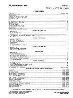 Preview for 4 page of Motorola SABER Handie-Talkie H42QXJ7139CN Maintenance Manual