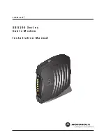 Motorola SB5100 - SURFboard - 38 Mbps Cable Modem Installation Manual preview