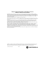 Preview for 4 page of Motorola SBV5120 SURFBOARD DIGITAL VOICE MODEM - SOFTWARE LICENSE  WARRANTY  SAFETY  AND REGULATORY INFO Installation And Troubleshooting