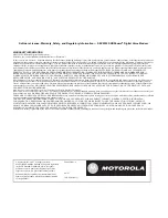 Preview for 6 page of Motorola SBV5322 SURFBOARD DIGITAL VOICE MODEM - SOFTWARE LICENSE  WARRANTY  SAFETY  AND REGULATORY INFO Safety And Regulatory Information Manual